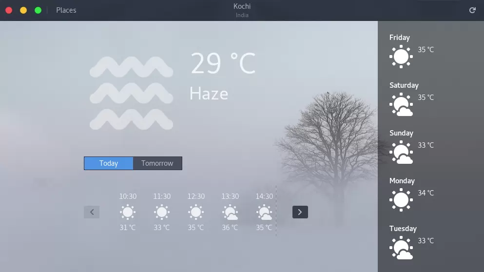 Changing weather from Fahrenheit to Centigrade in gnome